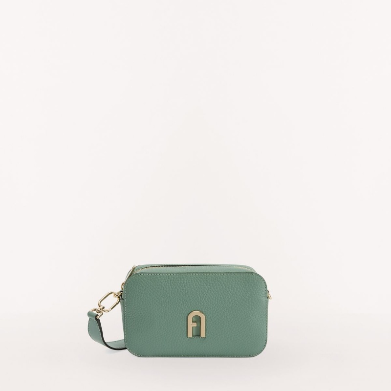 Green Furla PRIMULA Women\'s Crossbody Bags | XWLYDO302