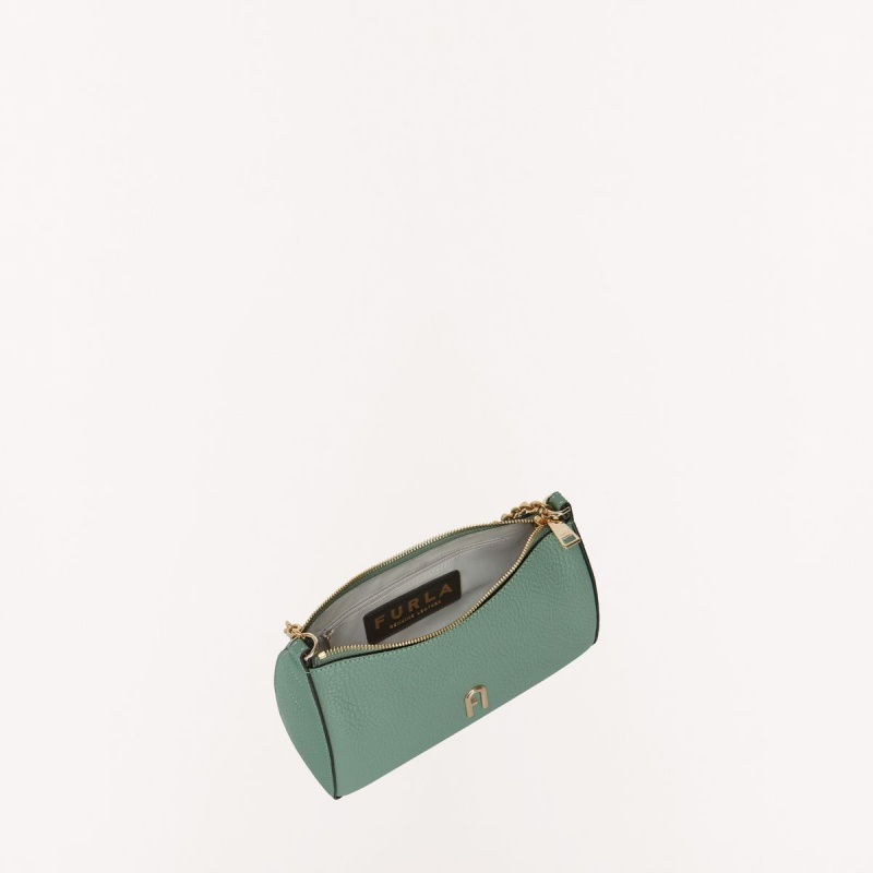 Green Grey Brown Furla PRIMULA Women's Crossbody Bags | KUWCAF187