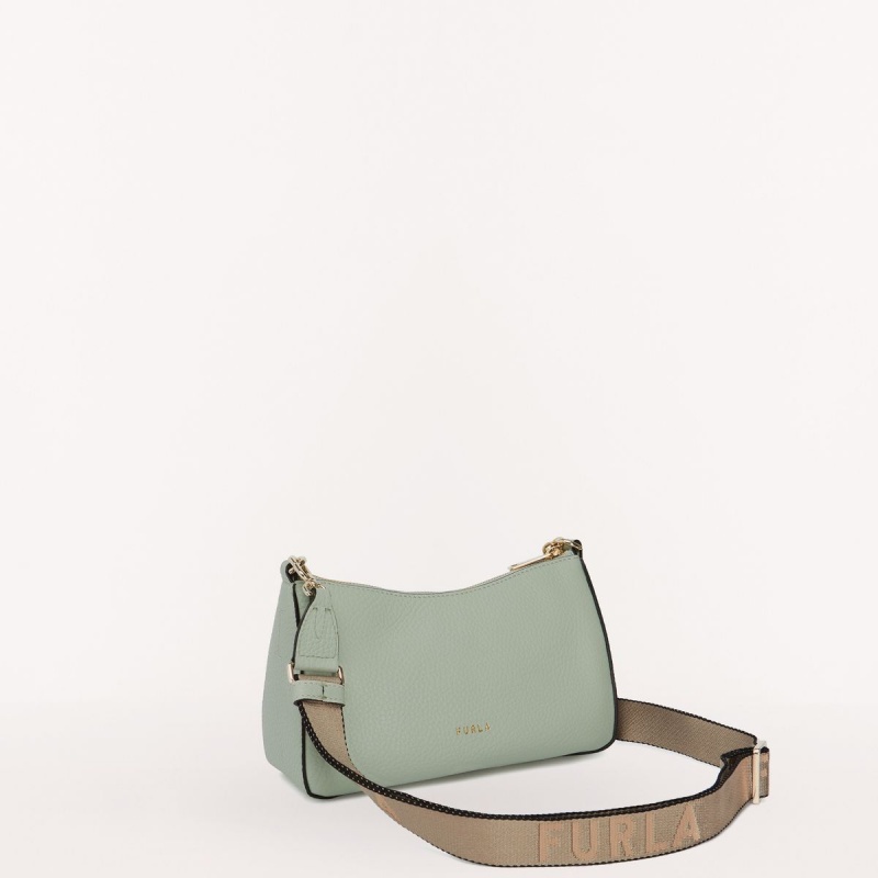 Grey Brown Furla PRIMULA Women's Crossbody Bags | SBOATE304