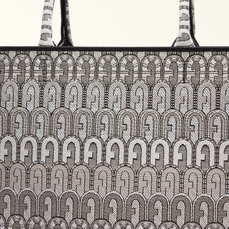 Grey Furla OPPORTUNITY Women's Totes | TGJHQZ750