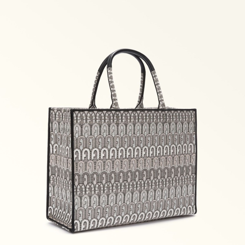 Grey Furla OPPORTUNITY Women's Totes | TGJHQZ750