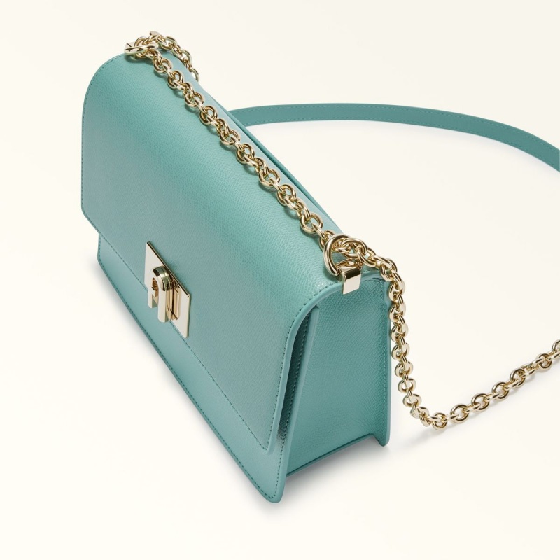 Mint Furla 1927 Women's Crossbody Bags | EPXKMZ620