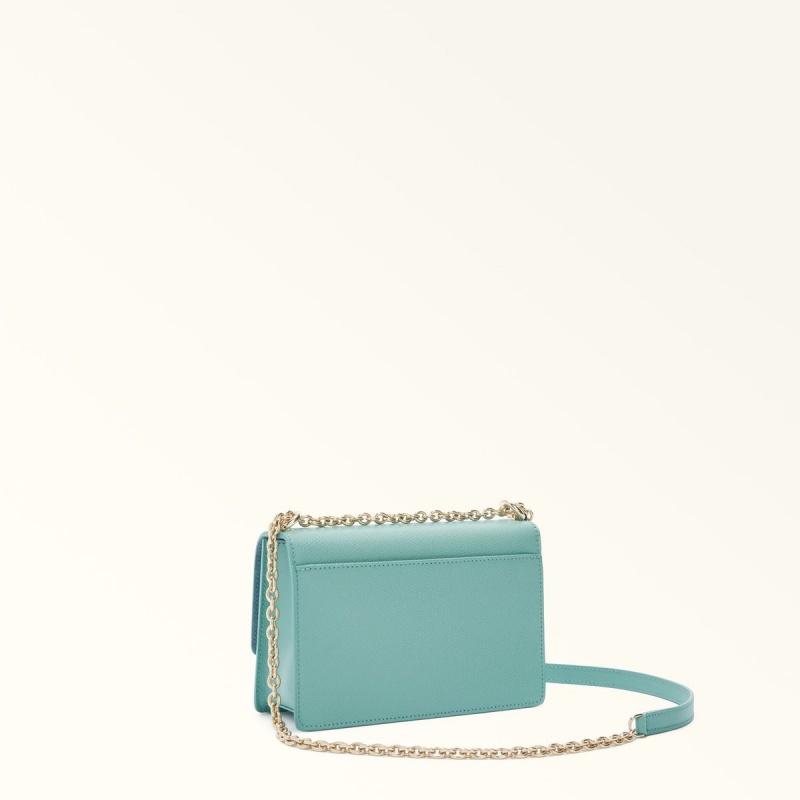 Mint Furla 1927 Women's Crossbody Bags | JTHESU037