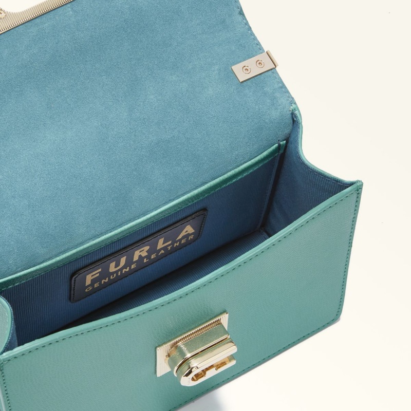 Mint Furla 1927 Women's Crossbody Bags | JTHESU037