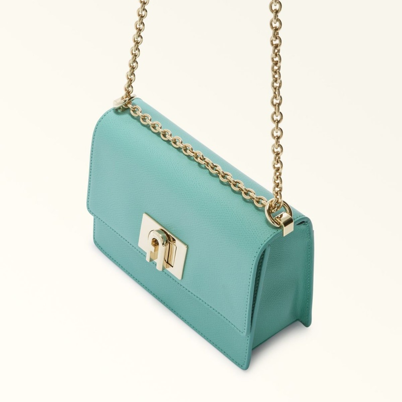 Mint Furla 1927 Women's Crossbody Bags | JTHESU037