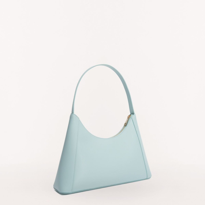 Mint Furla DIAMANTE Women's Shoulder Bags | PYMQDA832