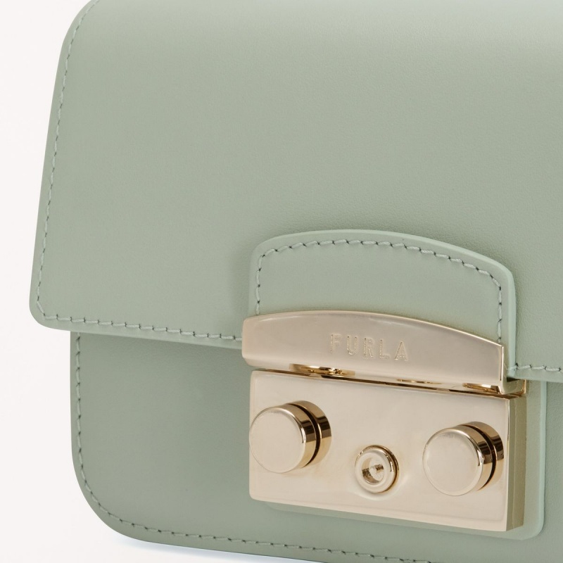 Mint Furla METROPOLIS Women's Crossbody Bags | NMHABZ192