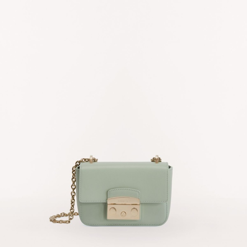 Mint Furla METROPOLIS Women\'s Crossbody Bags | NMHABZ192