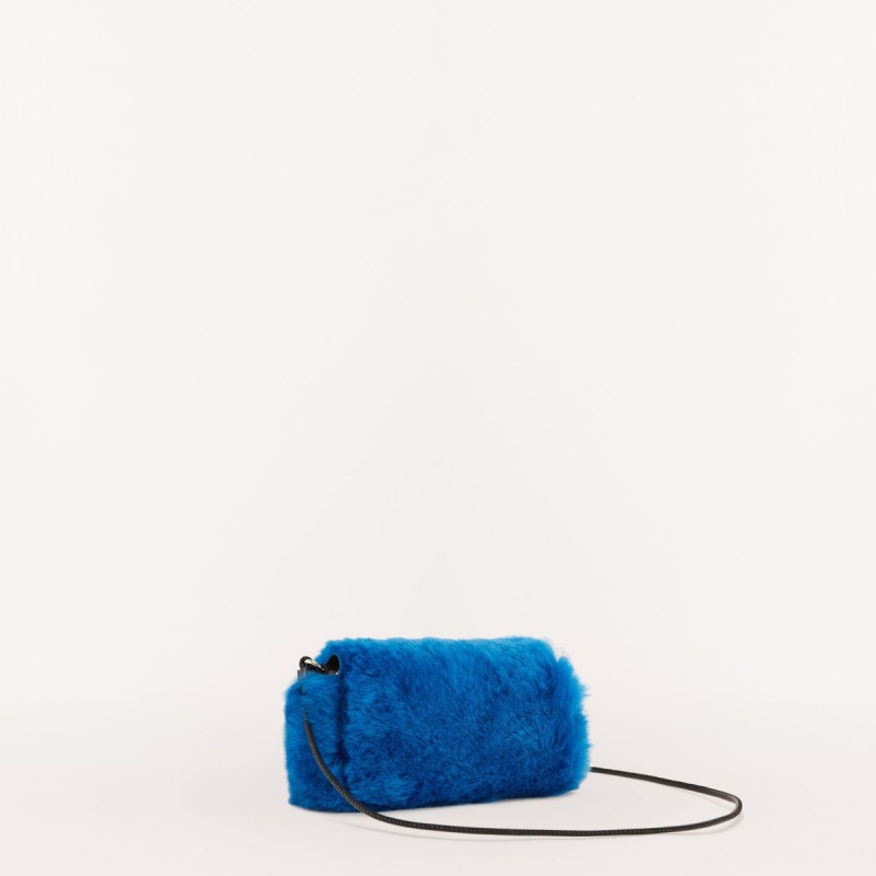 Navy Furla 1927 SOFT Women's Mini Bags | FVBQDU261