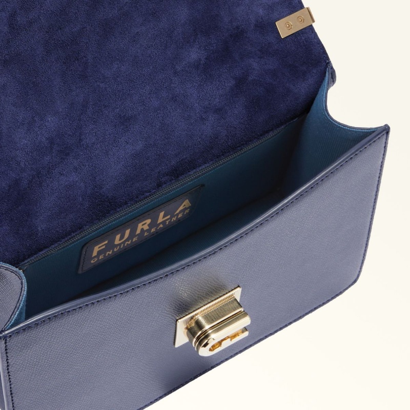 Navy Furla 1927 Women's Crossbody Bags | AHKNTI508