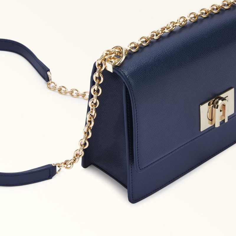 Navy Furla 1927 Women's Crossbody Bags | AHKNTI508