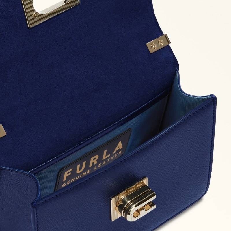 Navy Furla 1927 Women's Crossbody Bags | IEOMFV597