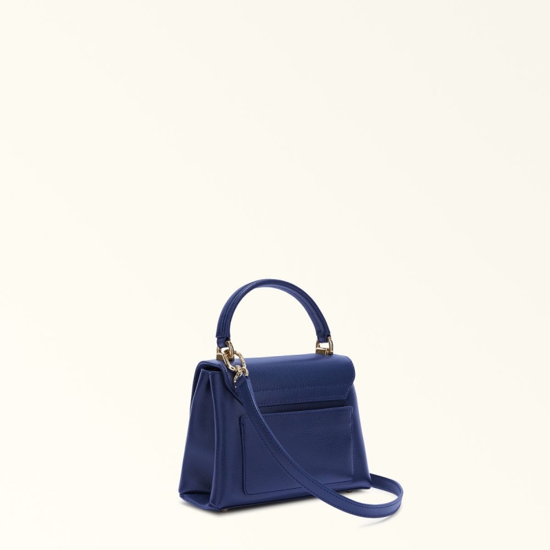 Navy Furla 1927 Women's Handbag | HCMLDO098