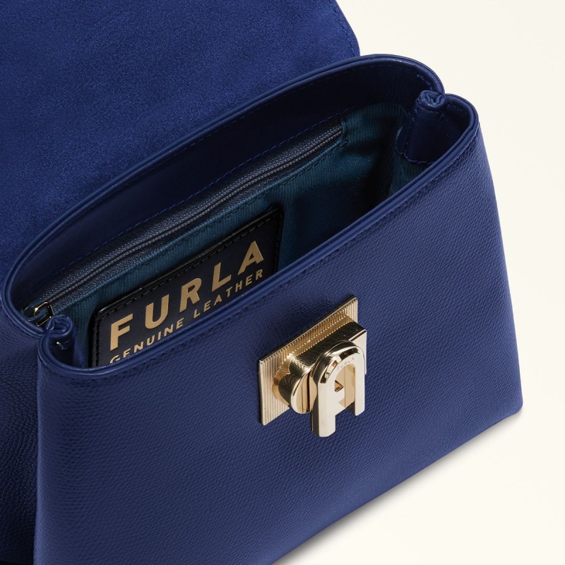 Navy Furla 1927 Women's Handbag | HCMLDO098