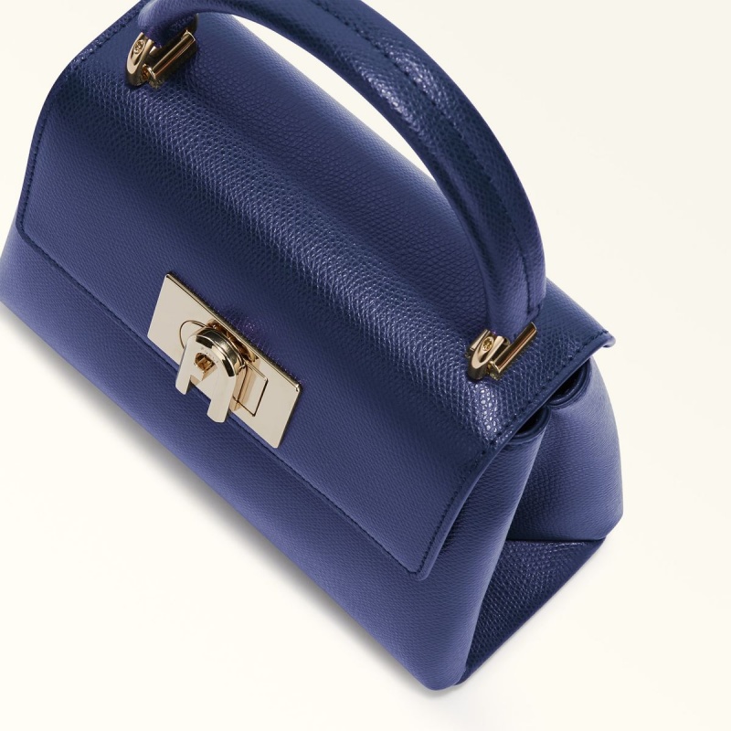 Navy Furla 1927 Women's Handbag | HCMLDO098