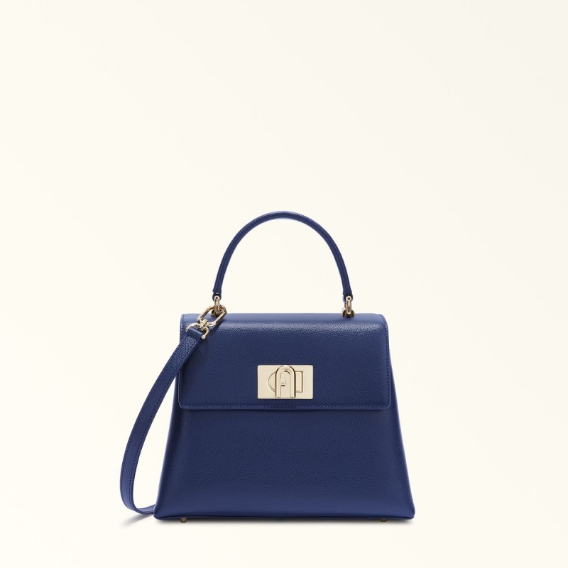 Navy Furla 1927 Women\'s Handbag | UGTNIB563