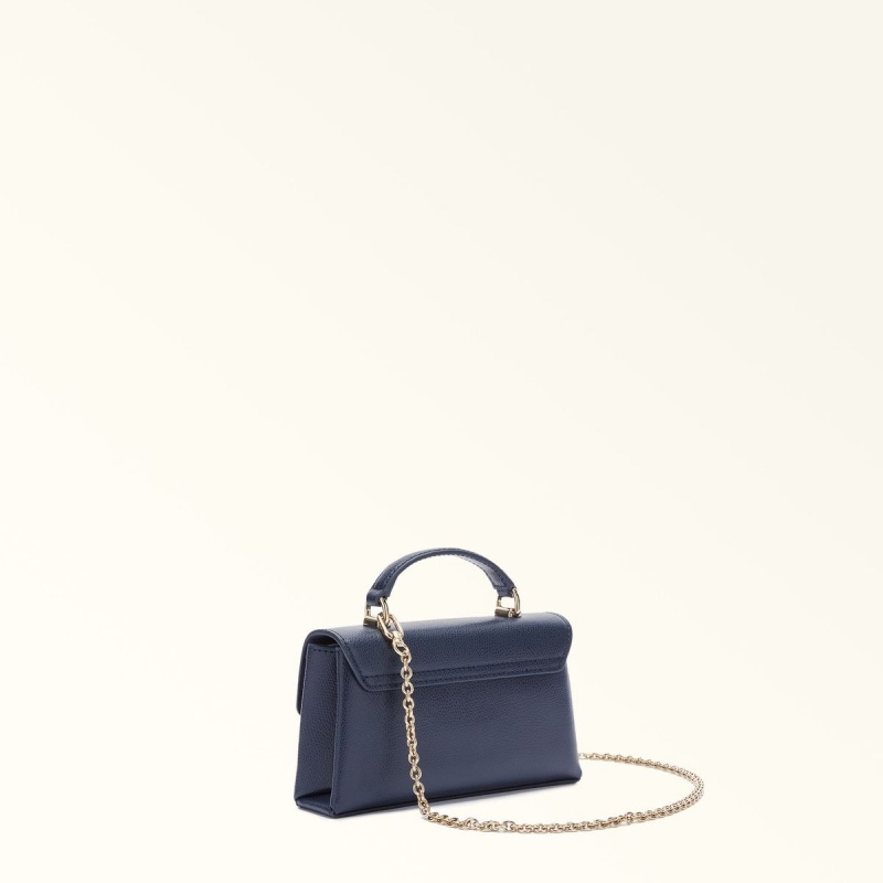 Navy Furla 1927 Women's Mini Bags | PHCBJI091