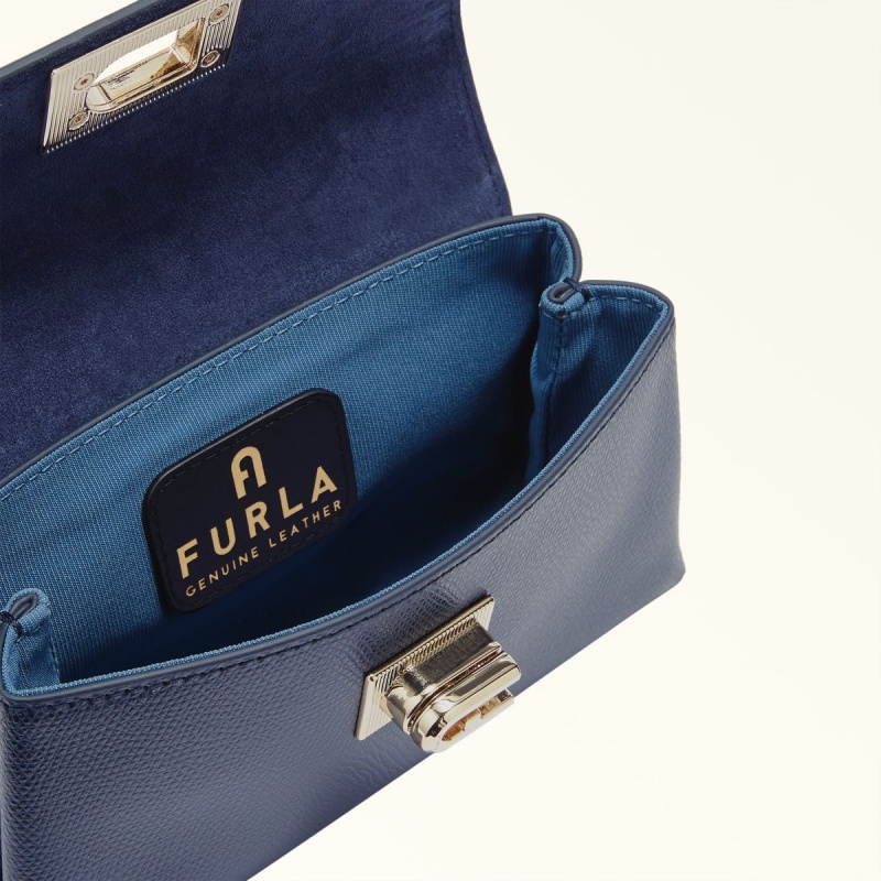 Navy Furla 1927 Women's Mini Bags | PHCBJI091