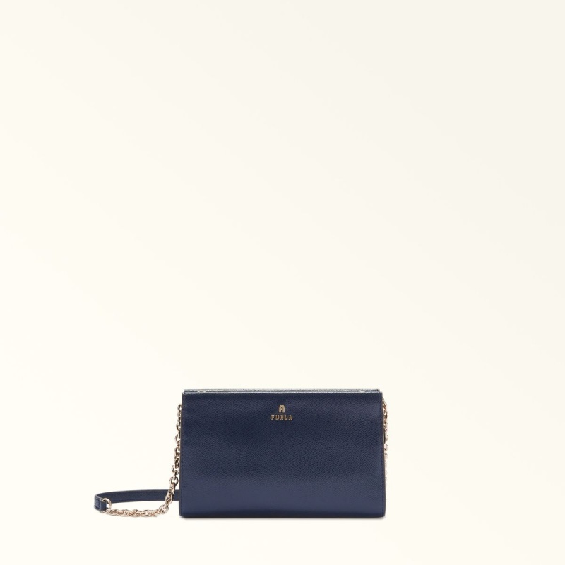 Navy Furla CAMELIA Women\'s Mini Bags | BINCOF453