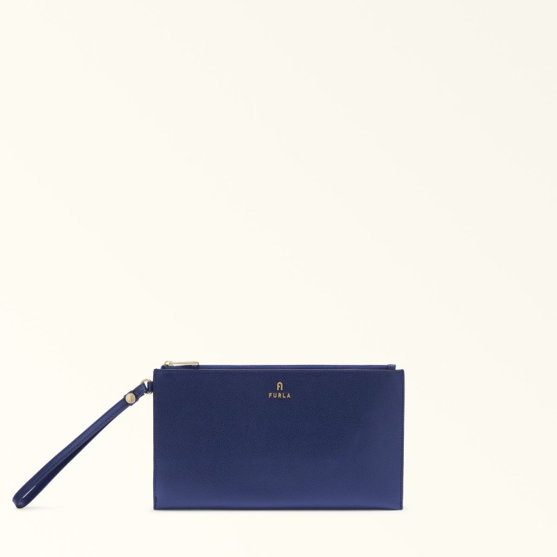 Navy Furla CAMELIA Women\'s Pouches | YOBEQP984