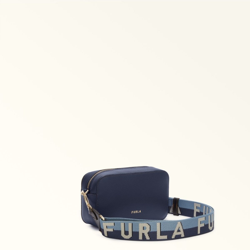 Navy Furla PRIMULA Women's Crossbody Bags | DEBWLZ860