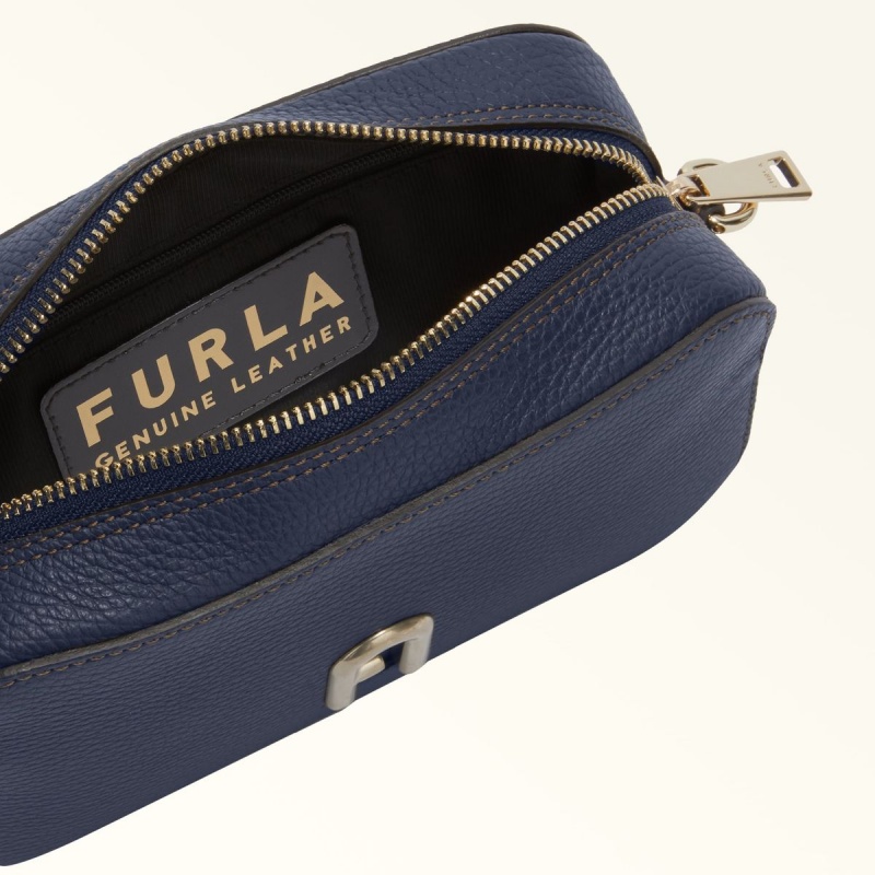 Navy Furla PRIMULA Women's Crossbody Bags | DEBWLZ860