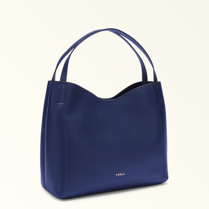 Navy Furla PRIMULA Women's Shoulder Bags | JCMHAY607