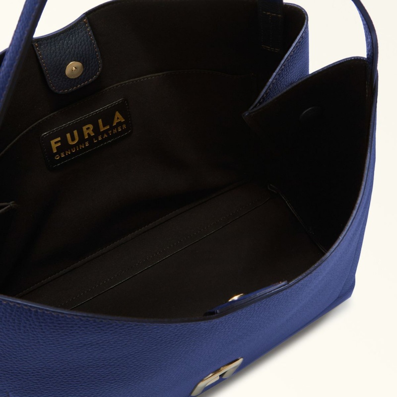 Navy Furla PRIMULA Women's Shoulder Bags | JCMHAY607