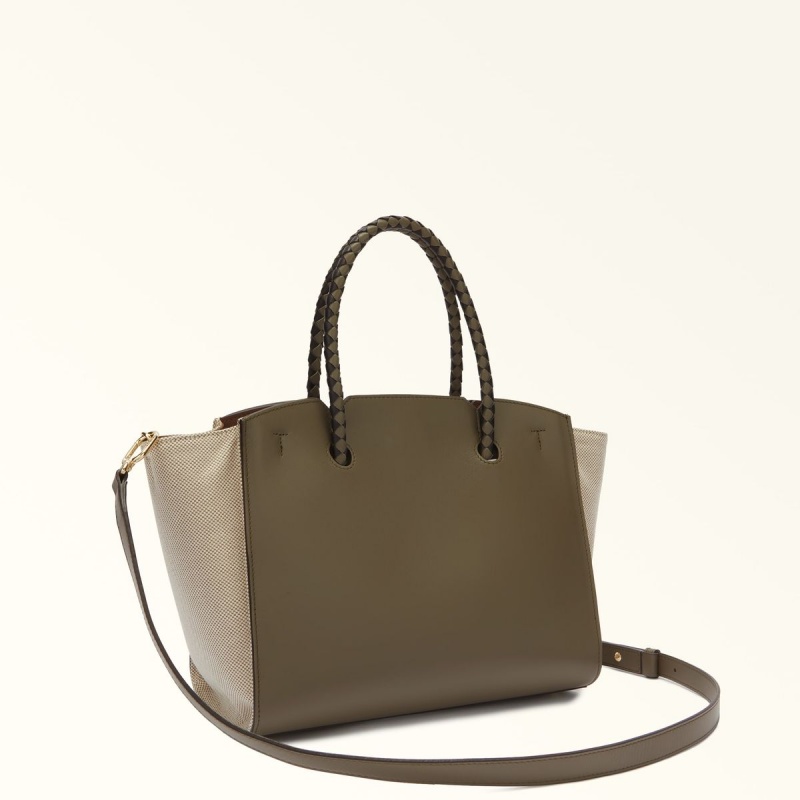 Olive Furla GENESI Women's Totes | YCXDUB236