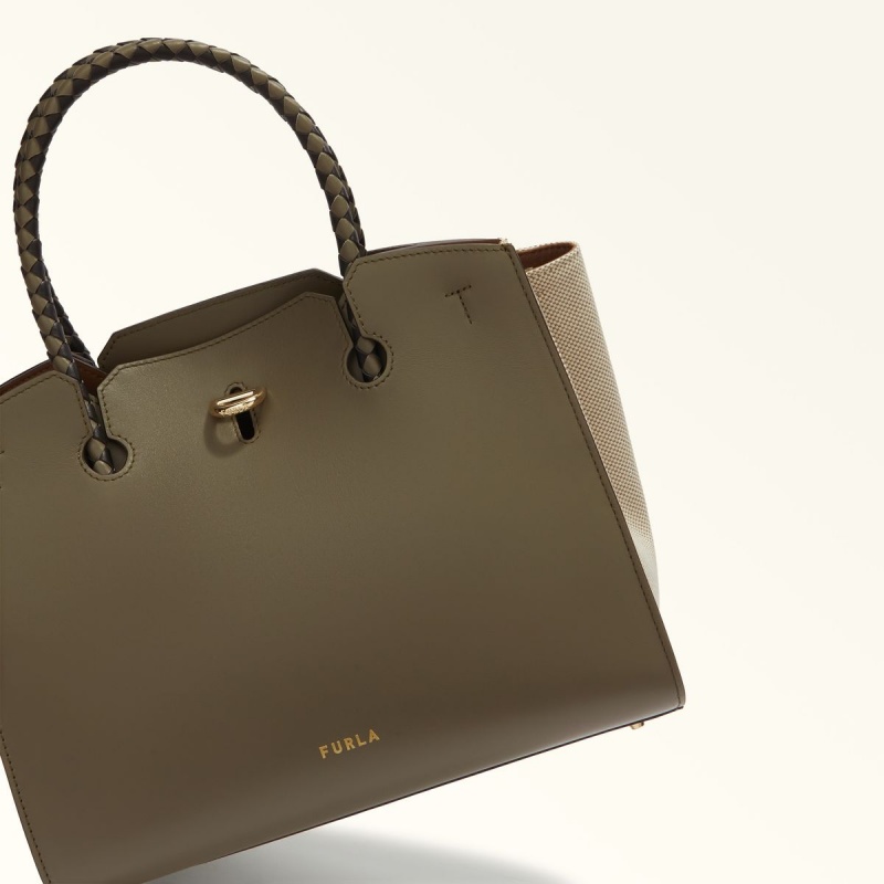 Olive Furla GENESI Women's Totes | YCXDUB236