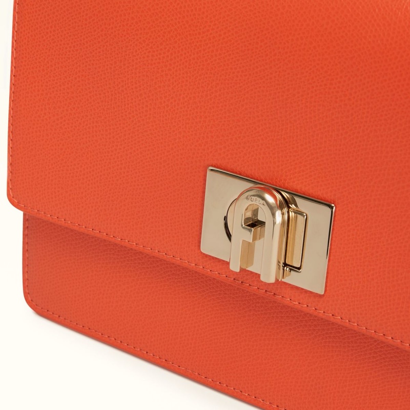 Orange Furla 1927 Women's Crossbody Bags | TYZFCN703