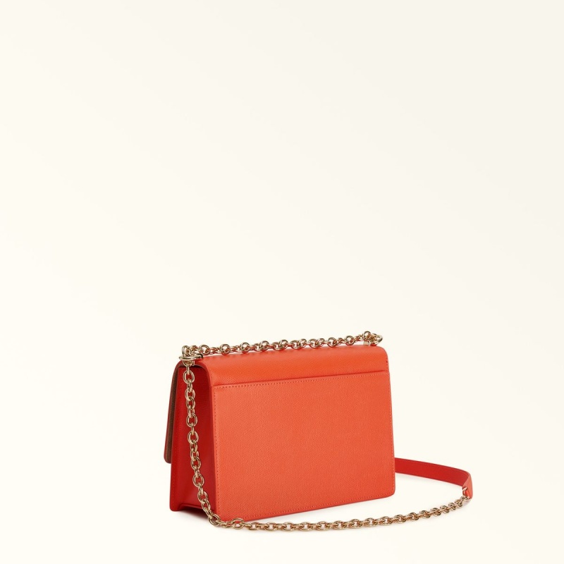 Orange Furla 1927 Women\'s Crossbody Bags | TYZFCN703