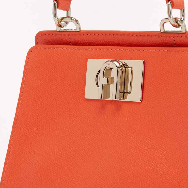 Orange Furla 1927 Women's Handbag | UQGYVM907