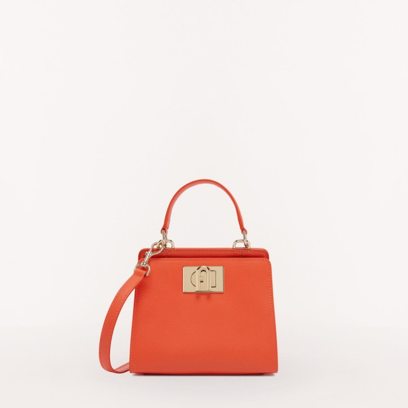 Orange Furla 1927 Women\'s Handbag | UQGYVM907