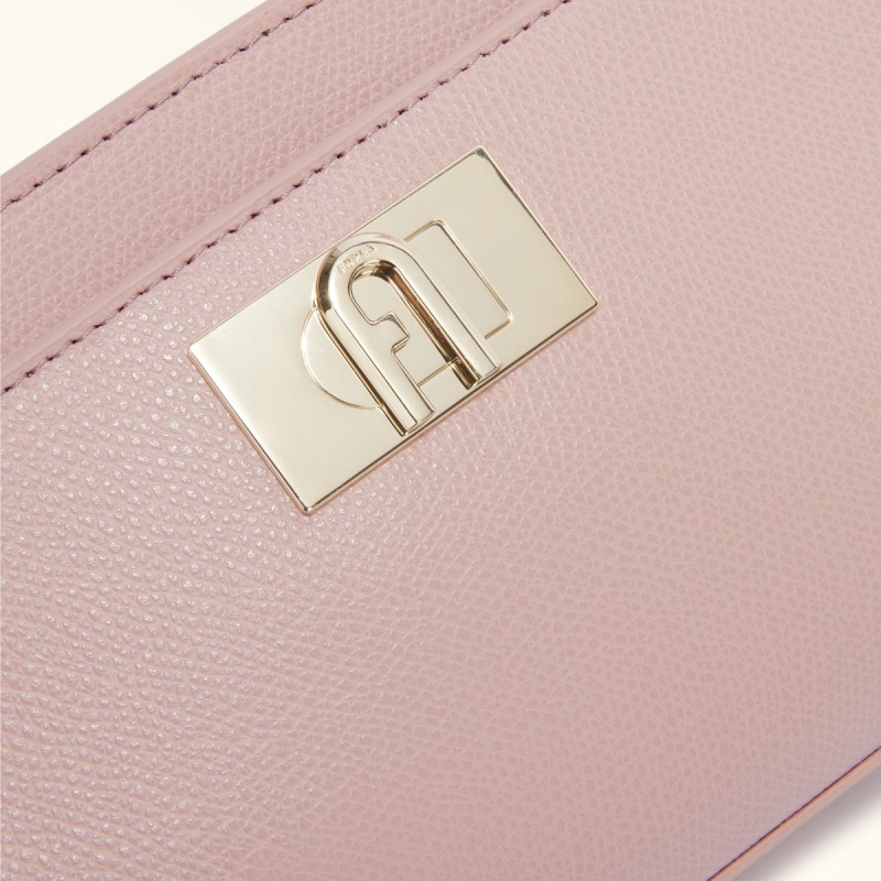 Pink Furla 1927 Women's Crossbody Bags | WKQUID143