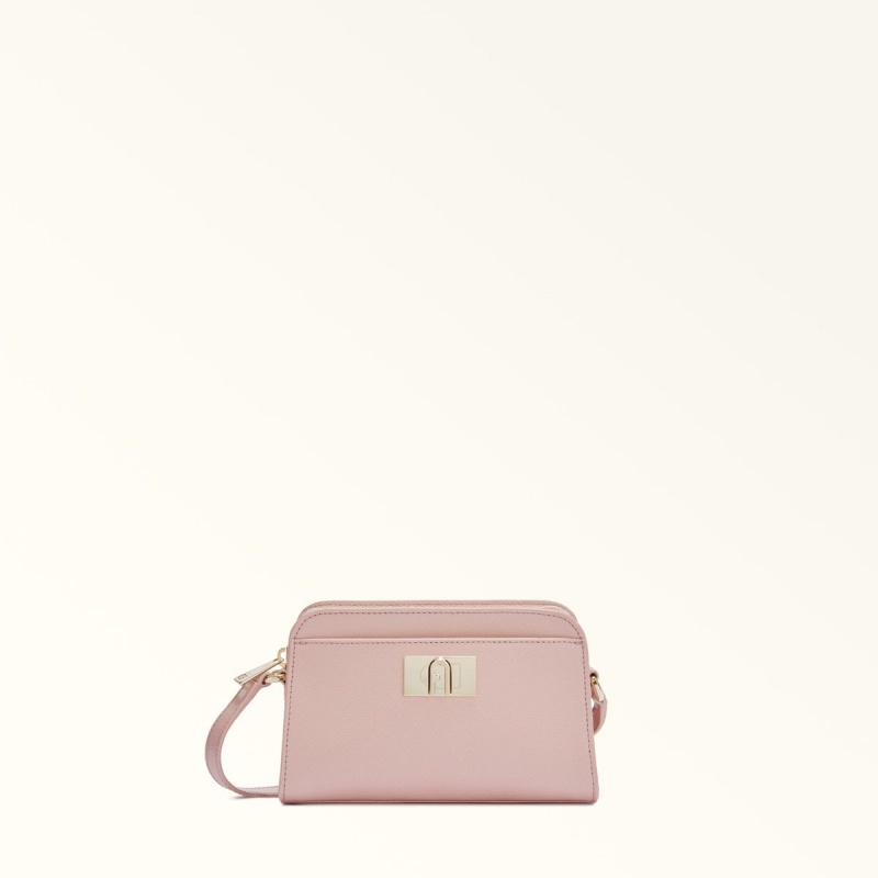 Pink Furla 1927 Women\'s Crossbody Bags | WKQUID143