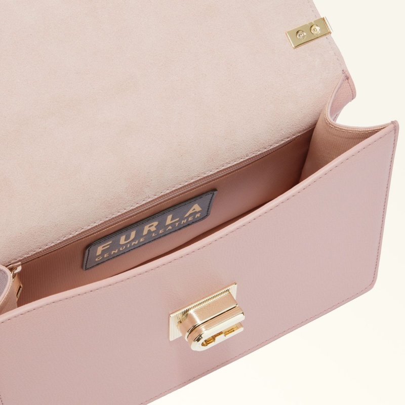 Pink Furla 1927 Women's Crossbody Bags | YROCNA432