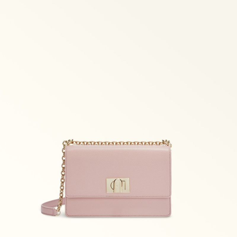 Pink Furla 1927 Women\'s Crossbody Bags | YROCNA432