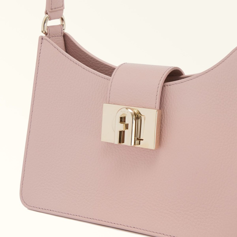 Pink Furla 1927 Women's Shoulder Bags | ODNQXJ253