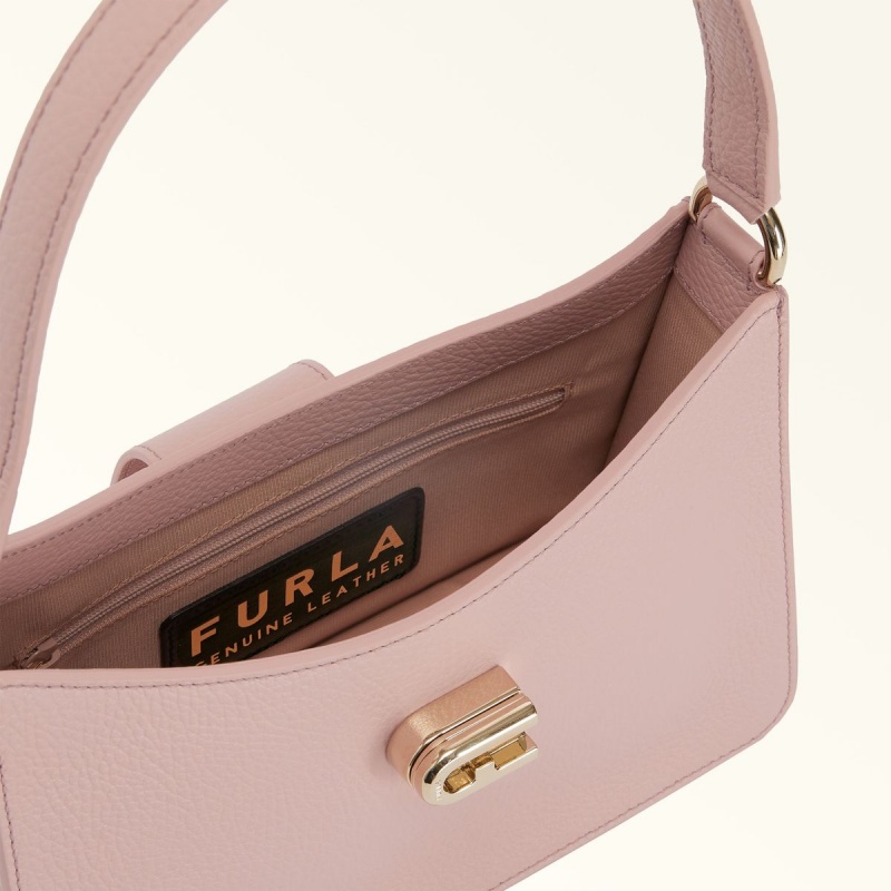 Pink Furla 1927 Women's Shoulder Bags | ODNQXJ253