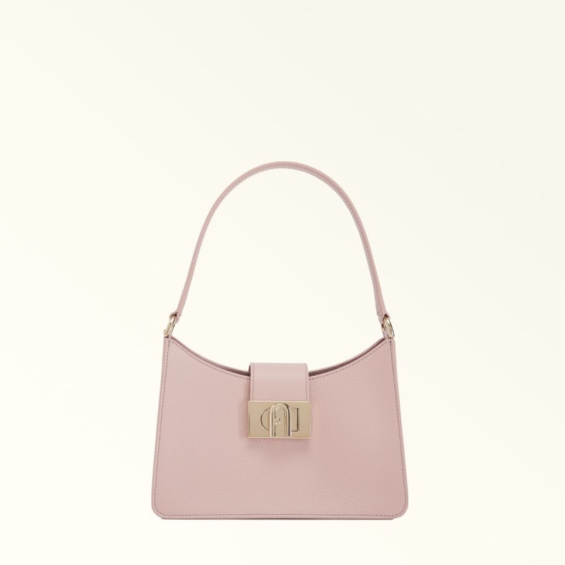 Pink Furla 1927 Women\'s Shoulder Bags | ODNQXJ253