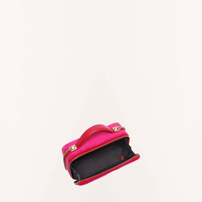 Pink Furla CAMELIA Women's Mini Bags | QAEFHG417