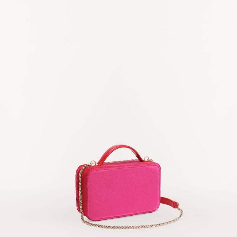 Pink Furla CAMELIA Women's Mini Bags | QAEFHG417