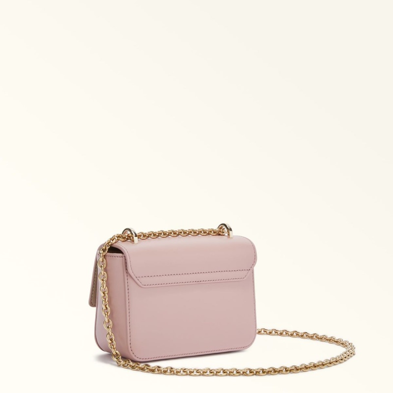 Pink Furla METROPOLIS Women's Crossbody Bags | UCIWBS490