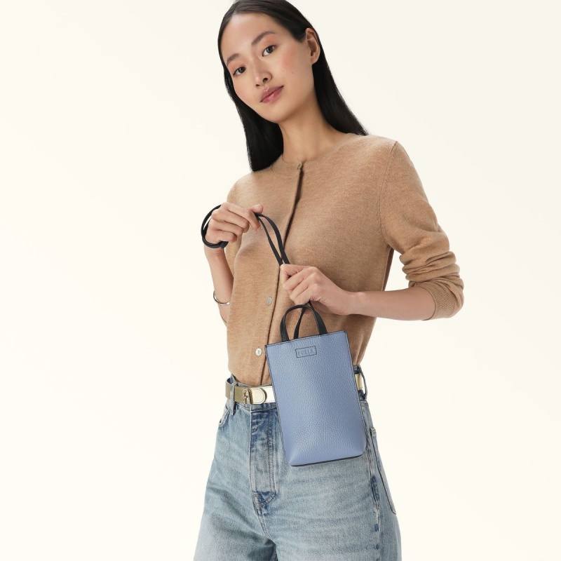 Platinum Furla CAMELIA Women's Crossbody Bags | JVSMIQ815