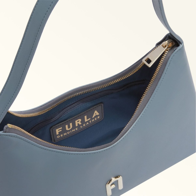 Platinum Furla DIAMANTE Women's Shoulder Bags | ETOIBX238