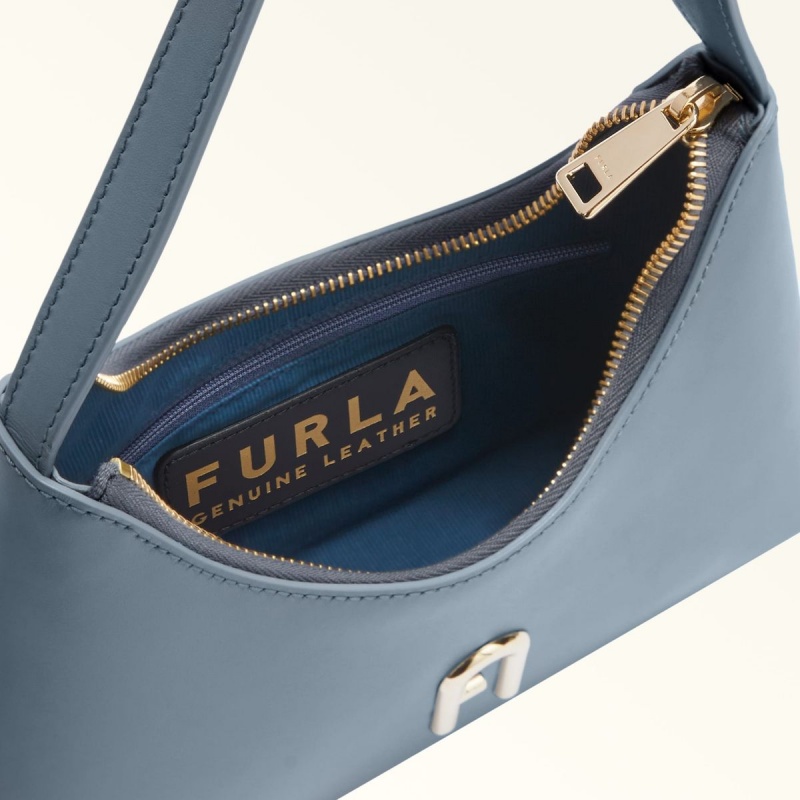 Platinum Furla DIAMANTE Women's Shoulder Bags | OKINZJ427