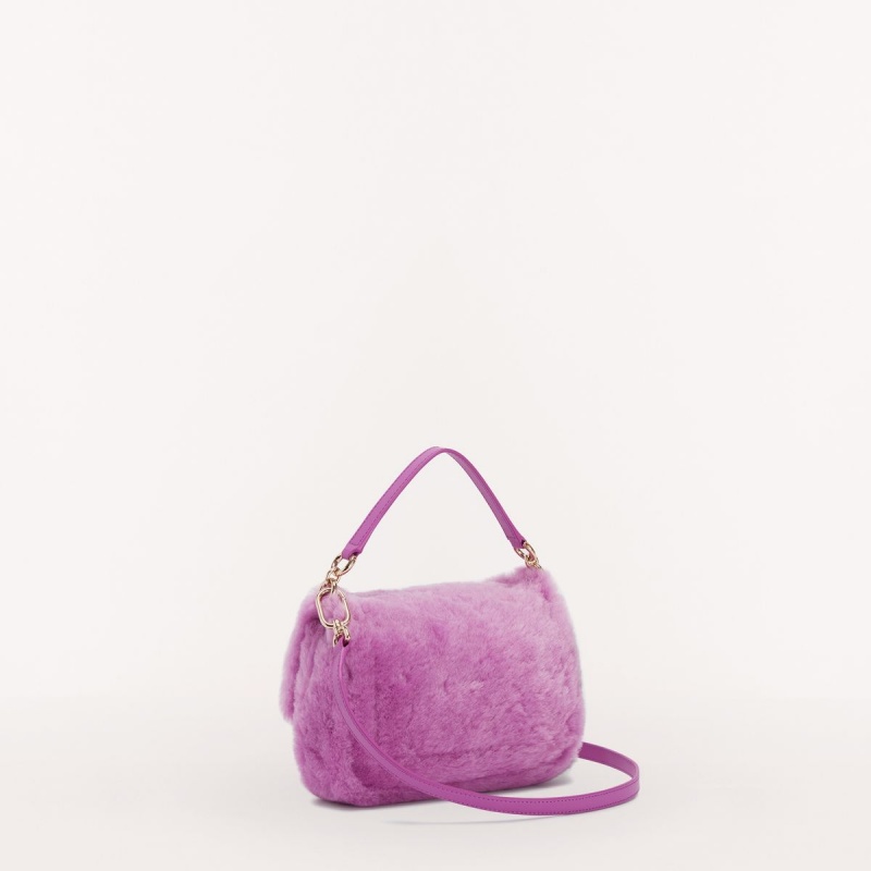 Purple Furla 1927 SOFT Women's Crossbody Bags | OWKSJQ084