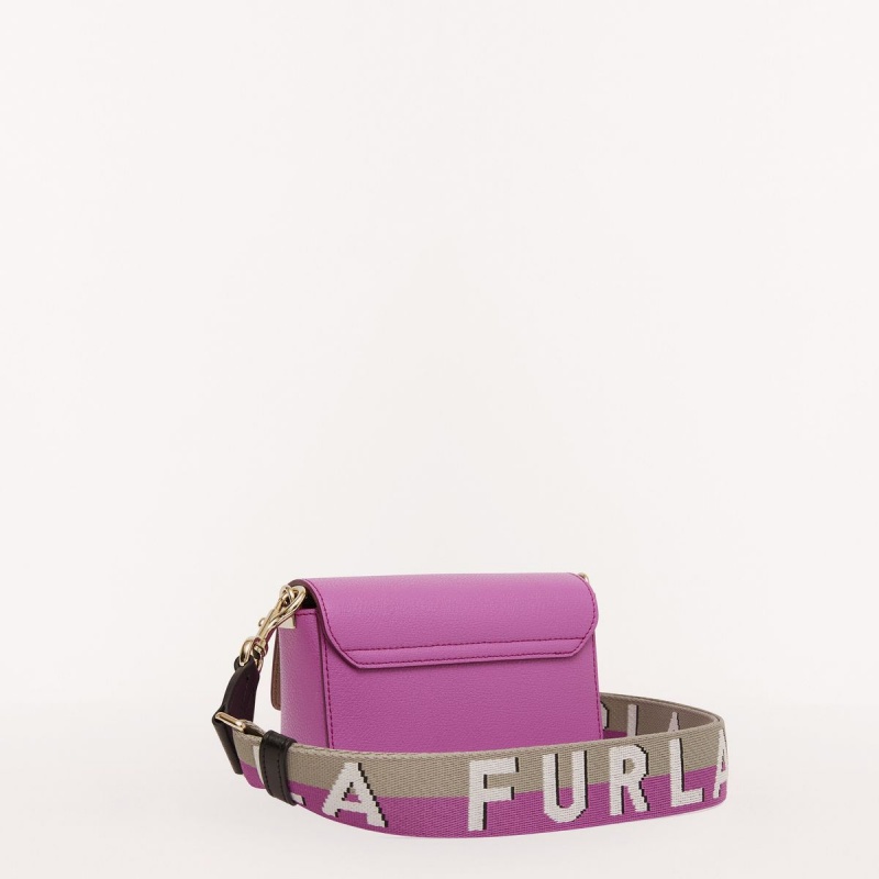 Purple Furla METROPOLIS Women's Crossbody Bags | YMOENQ496