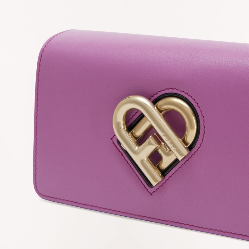 Purple Furla MY JOY Women's Crossbody Bags | ZBOTFV084